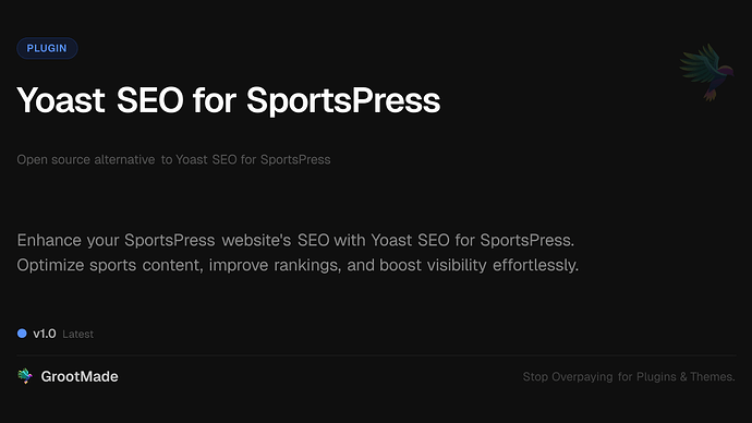 Roibox SEO for SportsPress