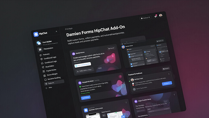 Damien Forms HipChat Add-On