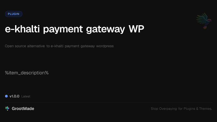 e-khalti payment gateway WP
