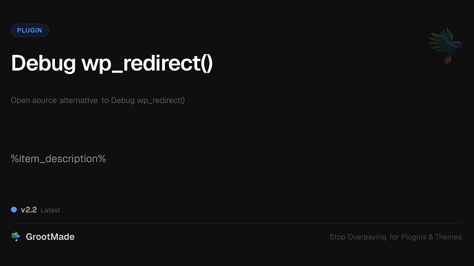 Debug wp_redirect()