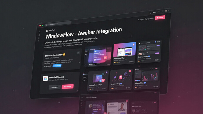 WindowFlow - Aweber Integration