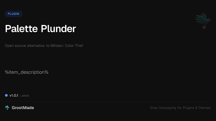Palette Plunder