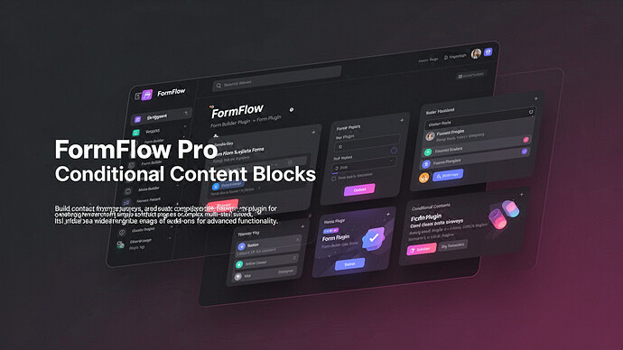 FormFlow Pro - Conditional Content Blocks