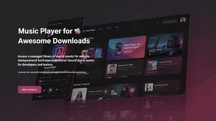Music Player for Awesome Downloads