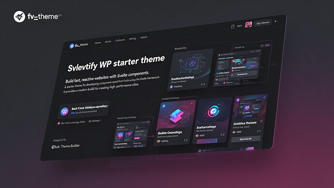 Sveltify WP starter theme