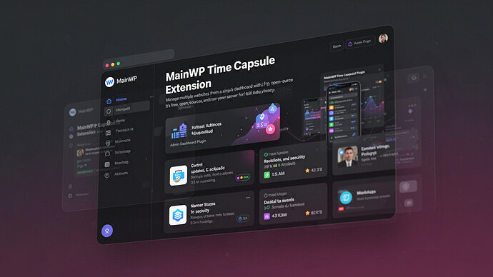 MainWP Time Capsule Extension