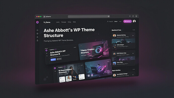 Ashe Abbott's WP Theme Structure