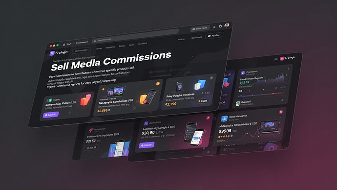Sell Media Commissions