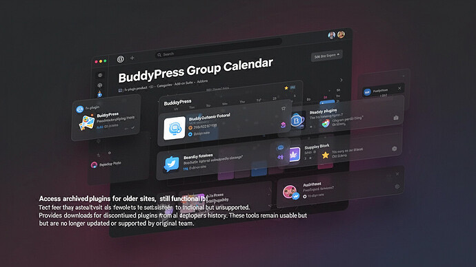 BuddyPress Group Calendar