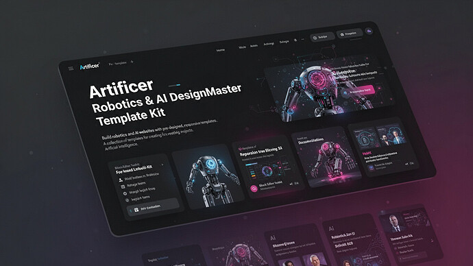 Artificer - Robotics & AI DesignMaster Template Kit
