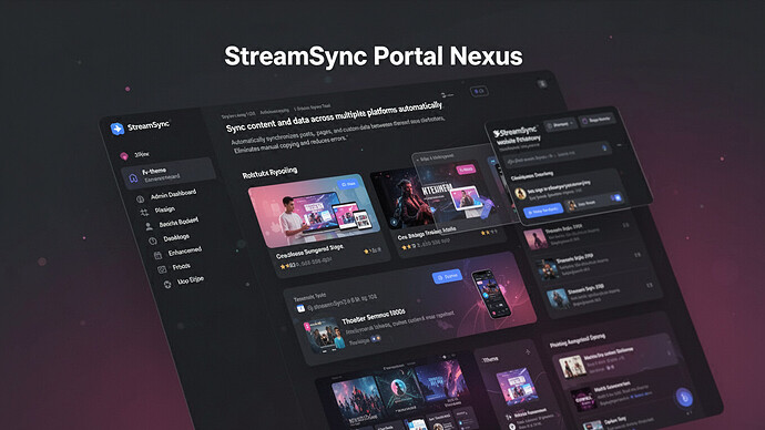 StreamSync Portal Nexus