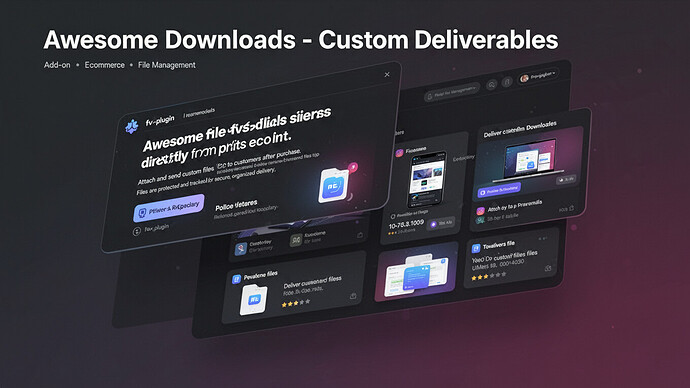 Awesome Downloads - Custom Deliverables
