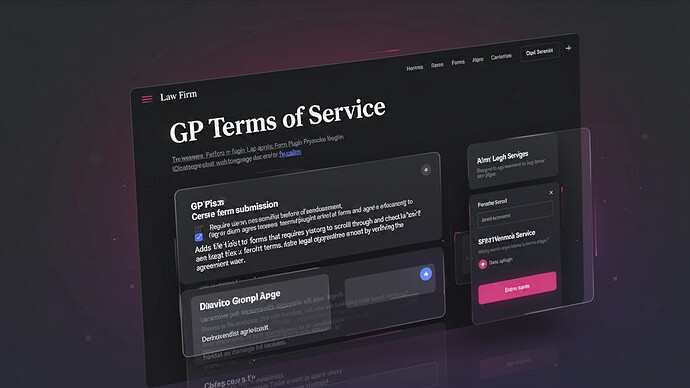 GP Terms of Service