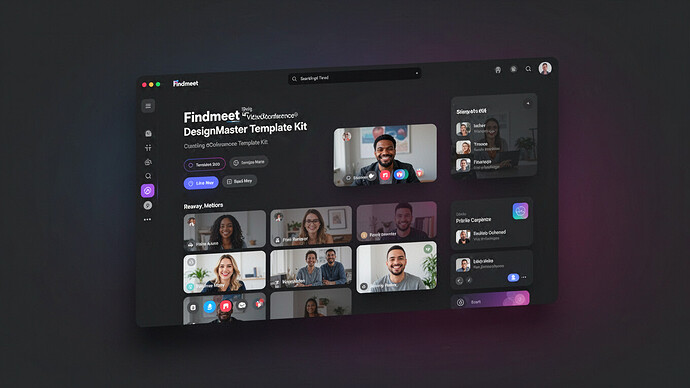Findmeet - Video Conference DesignMaster Template Kit