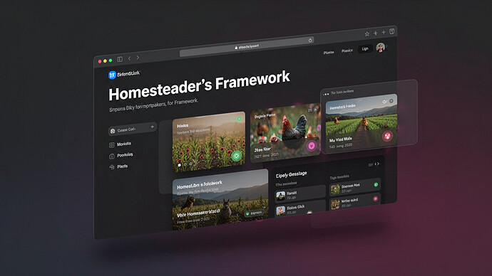 Homesteader's Framework