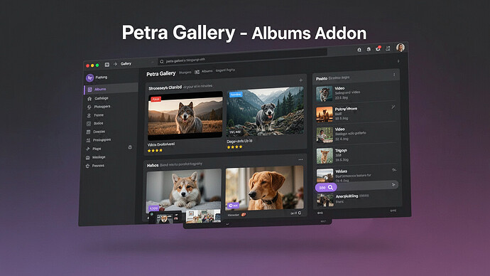 Petra Gallery - Albums Addon