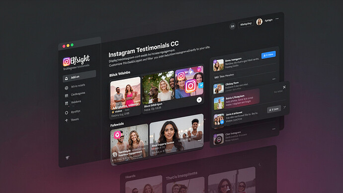 Elfsight Instagram Testimonials CC