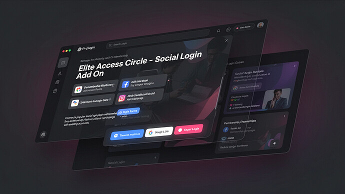 Elite Access Circle - Social Login Add On