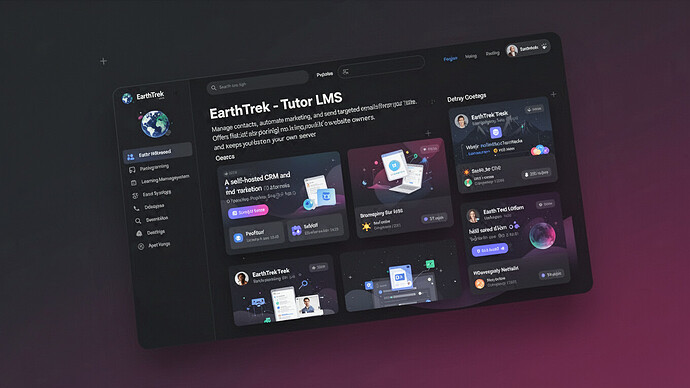 EarthTrek - Tutor LMS