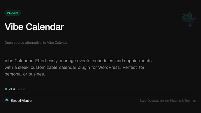 Vibe Calendar