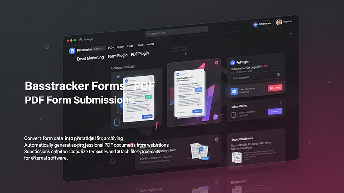 Basstracker Forms - PDF Form Submissions