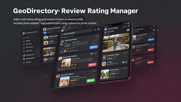 GeoDirectory Review Rating Manager