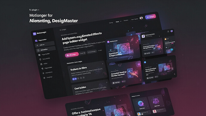 Motionger for DesignMaster