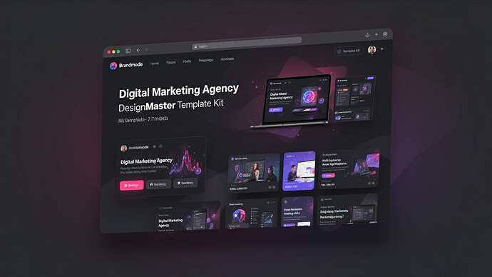 Brandmode - Digital Marketing Agency DesignMaster Template Kit