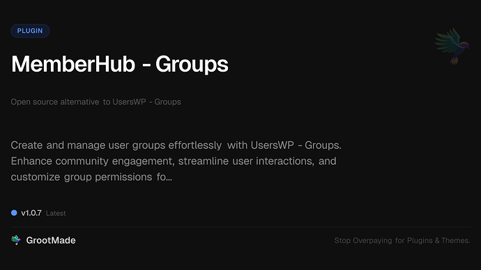 MemberHub - Groups