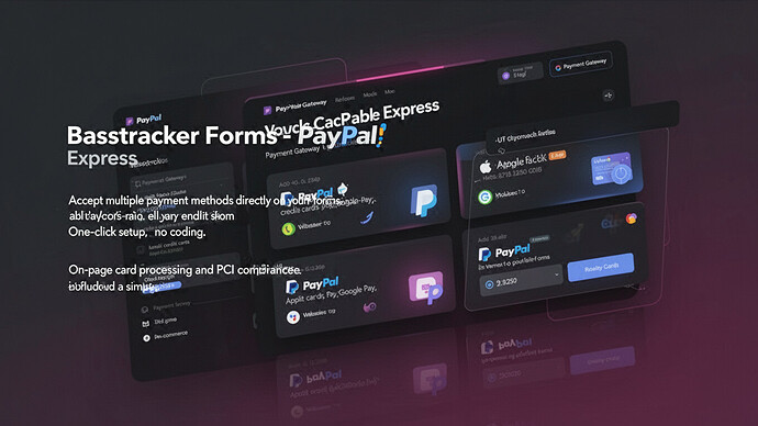 Basstracker Forms - PayPal Express