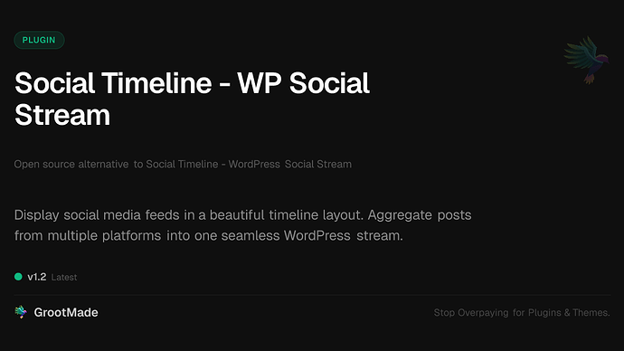 Social Timeline - WP Social Stream