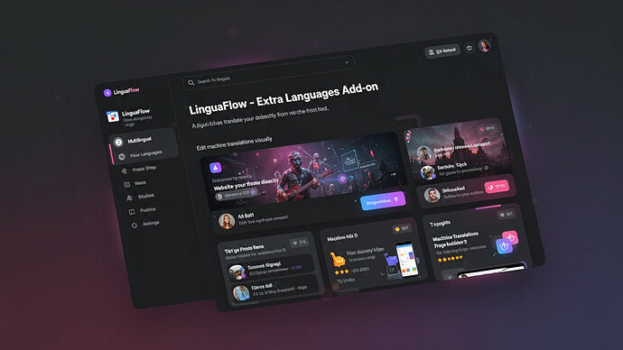 LinguaFlow - Extra Languages Add-on