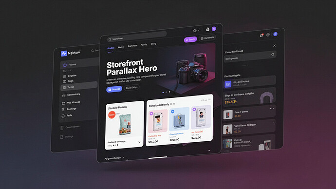 Storefront Parallax Hero