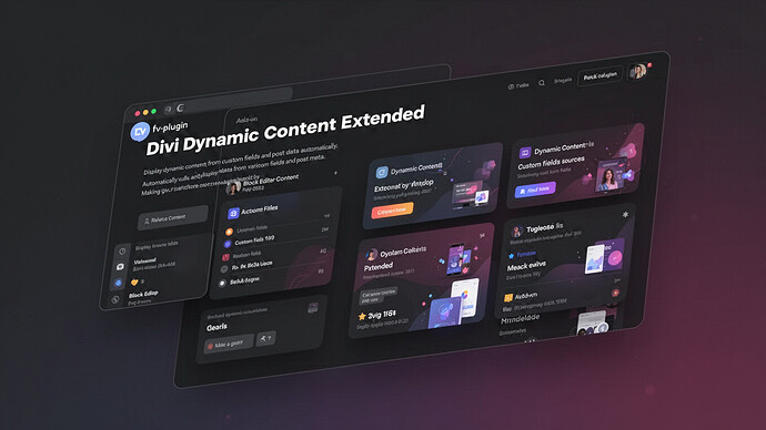 Divi Dynamic Content Extended