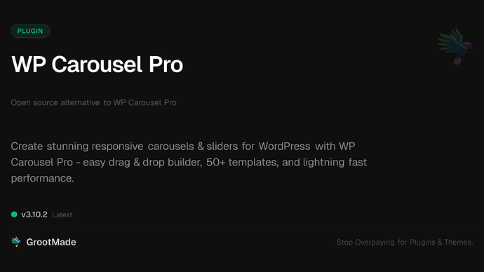 WP Carousel Pro