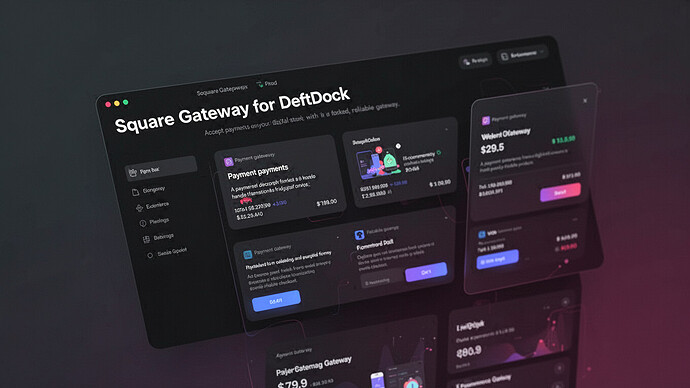 Square Gateway for DeftDock