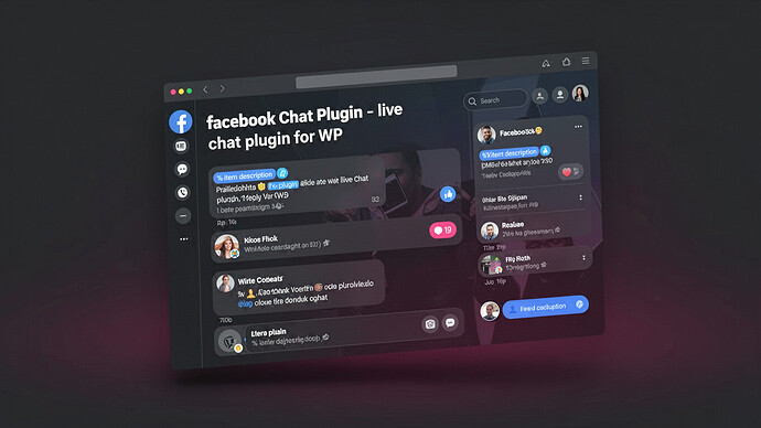 facebook chat plugin - live chat plugin for WP