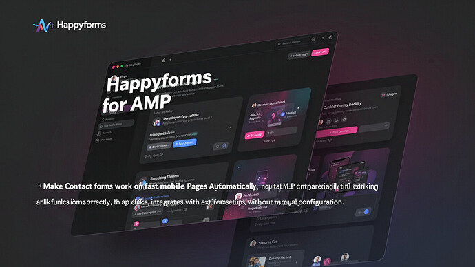 Happyforms for AMP