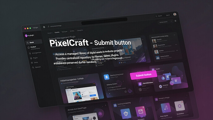PixelCraft - Submit button