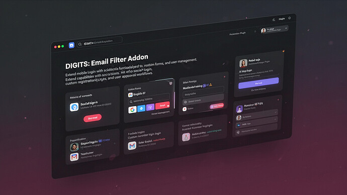 DIGITS: Email Filter Addon