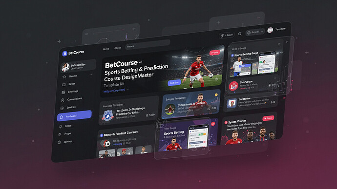 BetCourse - Sports Betting & Prediction Course DesignMaster Template Kit