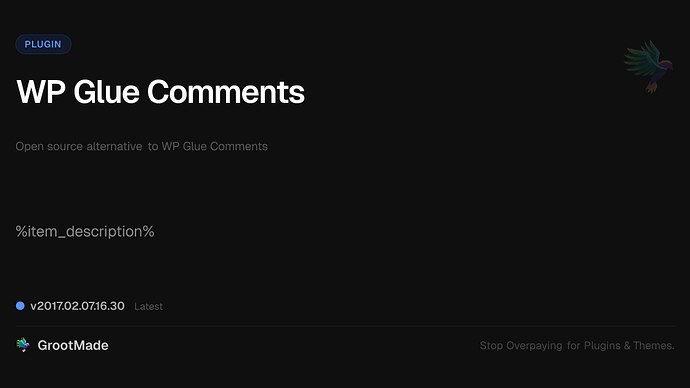 WP Glue Comments