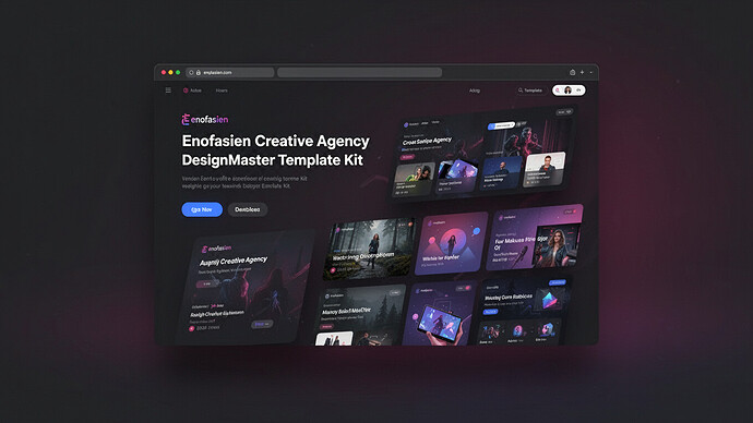 Enofasien Creative Agency DesignMaster Template Kit