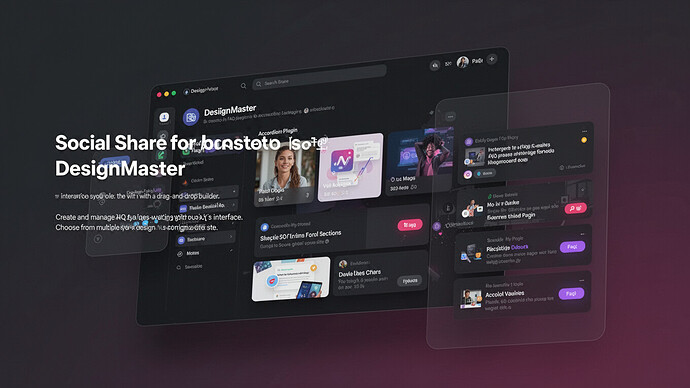 Social Share for DesignMaster