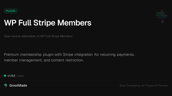 WP Full Stripe Members