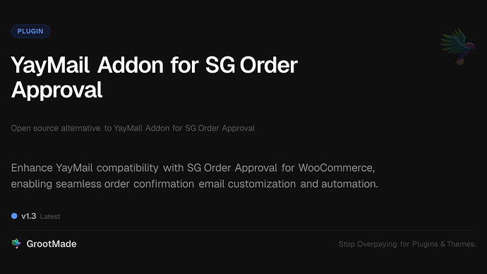 YayMail Addon for SG Order Approval