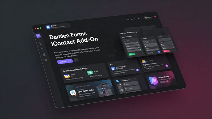 Damien Forms iContact Add-On
