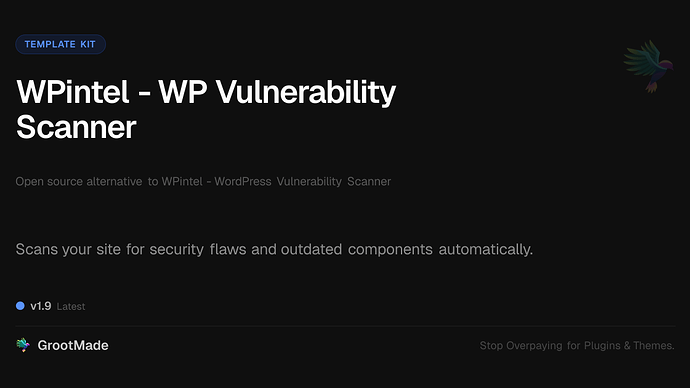 WPintel - WP Vulnerability Scanner