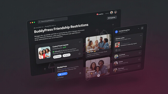 BuddyPress Friendship Restrictions