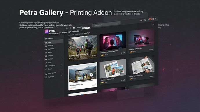 Petra Gallery - Printing Addon